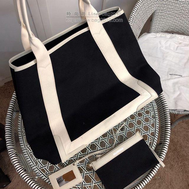 Balenciaga女包 巴黎世家新版爆款 帆布字母包 新版一行字 大號手提包  csbl1178